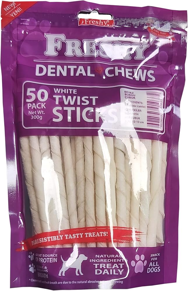 irem Freshy Dental Twist Beyaz Burgu Çubuk 50li. 300 GR