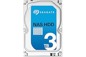 ‎SEAGATE Seagate NAS HDD - 3 TB - interne Festplatte, ST3000VN000 (3,5 Zoll), 5900rpm, 64 MB Cache, SATA III für NAS-Betrieb