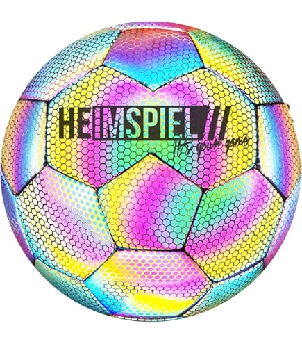 Balle De Tennis Ball Lumineux - Ru00e9flu00e9chissant - Holographique - Brille Dans Le Noir - Pour L Ballon De Foot