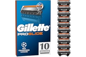 Wkłady do maszynki do golenia Gillette ProGlide Liga Mistrzów UEFA Special Edition dla mężczyzn, 10 wkładów do golenia