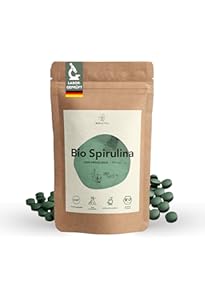 Spirulina Spirulina Platensis O Arthrospira Platensis Tallo Alga Naturalma 150 G 300 Compresse Da 500 Mg Integratore Alimentare Naturale E Vegano - Foto 2