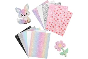 10 stycken strykpapper strykpärlor plattor regnbåge glitter strykpapper | Säkringspärlor strykpapper strykpärlor set 10 färger för strykpärlor strykpapper gåva bastelidéer