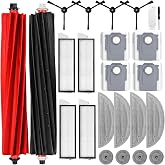 HoHumoca Xiaomi Roborock S8 MaxV Ultra i&ccedil;in aksesuar seti, Roborock S8 MaxV Ultra i&ccedil;in yedek par&ccedil;a seti, 2 kau&ccedil;uk fır&ccedil;a, 4 to