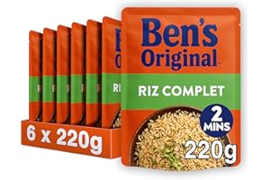 BEN'S ORIGINAL Riz Complet 2 Min (6 x 220 g)