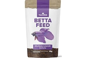 NatureHolic Bettafeed - Bettafutter I alimento Especial para Peces Luchadores I con Todo lo Que Necesitan los Bettas I producción Suave I I 50ml
