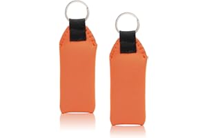 NQEUEPN 2pz Bateau Porte-Clés Flottantes, Arancione Neoprene Galleggiante per Chiave Barca Impermeabile Porte-Clés Flottant per Nautica Surf Canottaggio Pesca Sport all'Aria Aperta