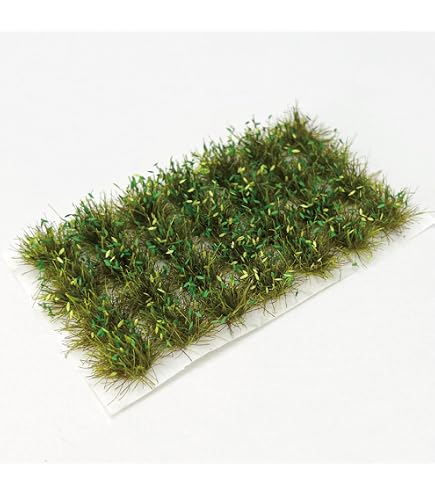 6 Pièces De Gazon Synthétique Miniature 9,7 X 9,7 Cm – Pour DIY, Décoration De Jardins Miniatures Et Maisons De Poupées Pelouse Artificielle DIY 6 Pièces