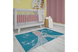 ALFIONAPOLI Tappeto Per Bambini Con Personaggi Disney: Minnie, Topolino, Bella Frozen, Spiderman - Antiscivolo, Antirumore, Da Gioco (Frozen)