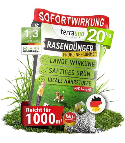 Rasendnger Antimoos Rasen Dnger Gegen Moos Fr 200m2 Gras Moosverdrnger  10kg : Amazon.de: Garten