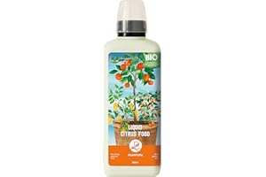 Plantura Liquid Citrus Food, Fertiliser for Citrus & Mediterranean Plants, 100% Animal-Free, 800ml