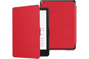 Fintie Etui na 6,8" Kindle Paperwhite (11. generacja - 2021) i Kindle Paperwhite Signature Edition - najcieńsze i najlżejsze etui ochronne torba z Auto Sleep/Wake, (ZB -czerwone)