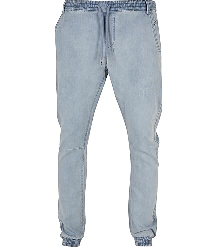 Vaqueros De Hombre, Slim Fit, Elásticos Y Tapered, Azul - BG922