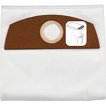 Bolsas De Filtro De Vellón Para Aspirador De Batería - Pack De 5 Unidades, Capacidad 7.5 Litros