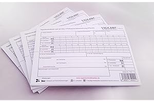 ‎VIGILANT-VERLAG Block mit 50 Tageskontrollblätter | Güterverkehr bis 3,5t (FPersV) | Economy