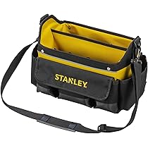 STANLEY Borsa Porta Attrezzi Aperta Con Base Impermeabile - 56 Cm, Multi-Tasche Per Lavori Fai-da-Te - Foto 6