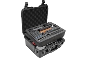 AMAZEAR Étui Rigide à Double Couche X4 pour caméra Insta360 X4,étui de Transport étanche pour Insta 360 X4 X3 X2 One,étui Rigide étanche Insta360 Grande capacité,Accessoires Premium pour Insta360 X 4