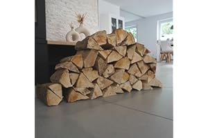 LIONSPORTS Brennholz 30 kg - 100% Buchenholz - Brennholz aus Deutschland –Ideales Brennholz – Perfektes Brennholz für eine gemütliche Raumwärme - Ideales Zubehör um Wärme im Kamin zu entfachen – Kaminholz