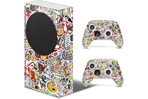 giZmoZ n gadgetZ GNG Sticker Bomb Skins Compatible with Xbox Series S Console Decal Vinal Sticker + 2 Controller Set