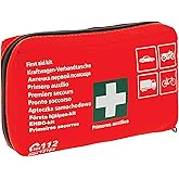 S SUMEX 2707300 Botiquín Primeros Auxilios Cumple con la Normativa Europea Din 13164 Equipamiento Completo y Esencial Bolsa R