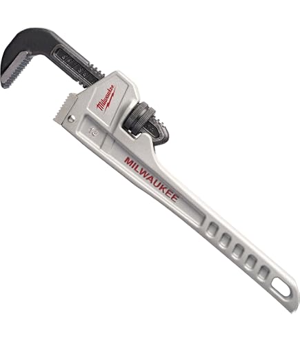 Milwaukee 10" Aluminum Pipe Wrench With Powerlength Handle - Model 48-22-7213