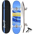 Jaspo Expose Your Self 7 Layer Wooden (Canadian Maple) Professional Grade Concave Deck Skateboard (31 Inches Length X 8 Inches Width) - Made in India (Expose Your SELF)