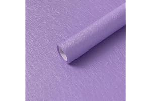 Abyssaly Self Adhesive Wallpaper Purple Sticky Back Plastic Roll Removable Wallpaper Peel and Stick Vinyl Paper 40cm x 300cm for Decoration Kitchen Worktop Covering Furniture Stickers