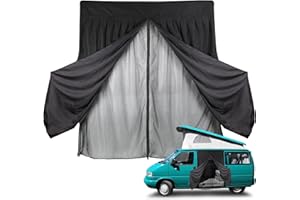 tivekeo Zanzariera Auto Sostituzione per VW T4 1999-2003, Zanzariera Portiera Posteriore dell'auto, Rete per Insetti Magnetica a Doppio Strato per Campeggio
