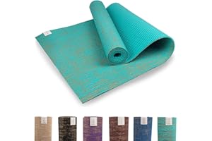 Myga Tappetino Yoga in Juta - Tappetino Antiscivolo per Yoga, Pilates, Meditazione e Fitness - Tappetino Multiuso con Cinghia per Il Trasporto - Ideale per Uomini e Donne