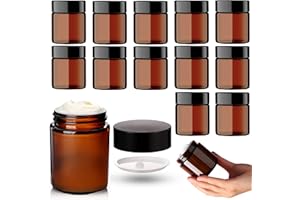 ‎VOLILA Cremedosen Zum Befüllen 120ml- 12 Packungen Cremebehälter für DIY-Kosmetik - vielseitige Kleinbehälter für Cremes, Lotionen, ätherische Öle und Salben