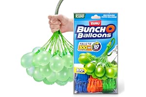 Bunch O Balloons 100 snabbfyllande, självförslutande vattenballong (1 förpackning med 3 enheter)