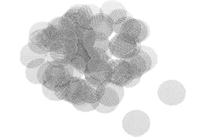 sourcing map Pipe Screen Stainless Steel Screens, 9/16 Inch (15mm) Diameter for Pipe Filter, Pack of 60