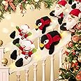 DAVID ROCCO Decorative Holiday Snow Surfing Set-Banister Set Decoration Stairs Decoration Sliding Penguin/Santa/Snowman Surf on Fluffy Snow- International Children’s Day Gifts Indoor Xmas Staircase