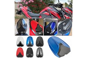 TAZGANTAX Funda para Asiento Trasero de Pasajero de Motocicleta Compatible con Su-zu-ki GSXS750 GSX-S750 GSXS GSX-S 750 2017 2018 2019 2020 2021 2022 carenado sección Trasera del Asiento (Blanco)