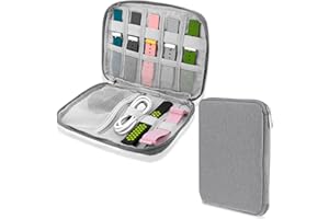 cobee Uhrenarmband Aufbewahrungsbox, Uhrenarmband Organizer Tasche wasserdicht Uhrenarmbandhalter Smartwatch Band Organizer Uhrenarmbänder Tragetasche kompatibel mit allen Uhrenarmbändern (Grau)