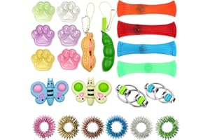 WANGVIPFEI ADHS Spielzeug, 22-teiliges Fidget Toys Set, ADHS Hilfsmittel Schule, Sensorik Spielzeug für Kinder und Erwachsene, Stress Spielzeugs zur Beruhigung, Skills Box für Konzentration und Entspannung