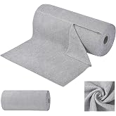 Microfibre Cloth Roll 50 pcs Tearable Cleaning Cloths 30x30cm | Reusable and Lint Free Microfibre Cloth Roll for Car Kitchen