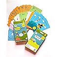 Indic Roots Ramayana Flash Cards, 48 Ramayana Characters and Their Stories, Large Size, Ages 3+ Years, Diwali Gifting, Dussehra Gift, Birthday and Return Gifts, Educational Game for Children