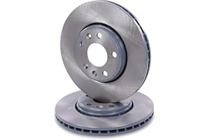 ATEC Germany 2x disques de frein avant Ø 296 mm Compatible avec RENAULT GRAND SCÉNIC, LAGUNA, LATITUDE, MEGANE, SCÉNIC