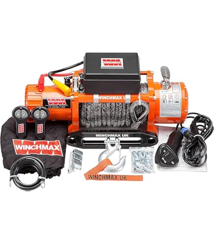 Winchmax Winch Mounting Plate Hydraulic, 7.7 kg and 7.9 kg electric