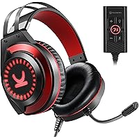 VANKYO Gaming Headset CM7000 Pro PS4 Headset with 7.1 Surround Sound Stereo Xbox One Headset, Gaming Headphones with…