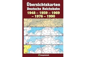 Übersichtskarten der DEUTSCHEN REICHSBAHN 1948 – 1959 – 1969 – 1976 – 1990: [Übersichtskarte 1969 zum Kursbuch der Deutschen Bundesbahn und der Deutschen Reichsbahn von gesamt Deutschland]