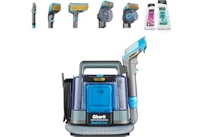 Shark StainStriker HairPro Pet Spot Cleaner, Carpet & Upholstery Cleaner, Anti-Clog Pet Hair Extractor, Removes Tough Stains & Odour, Lightweight, Portable, Inc 4 Tools & 2 Cleaning Formulas PX250UKCP