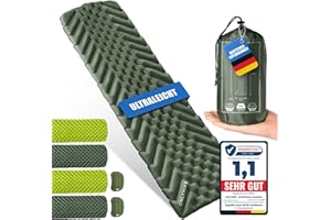 ONLYHIKE® Isomatte Ultraleicht Outdoor Camping Matratze I 500g Isomatte Ultraleicht und extrem kompakte Schlafmatte I Erholsa