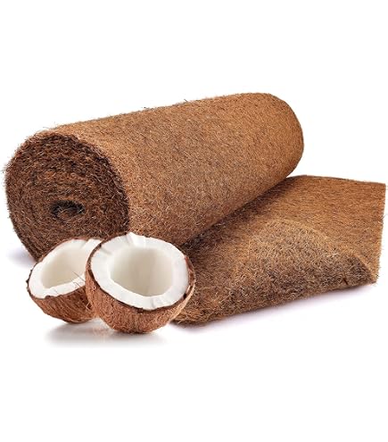 Tapis En Fibre De Coco Naturel, 0,5x1 M, 800 G/m² - Protection Hivernale Plantes, Paillage, Litière Rongeurs