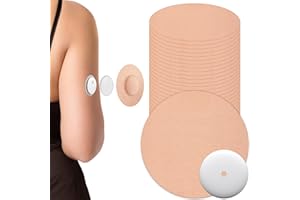 ‎KOVOQ Kovoq Pflaster Wasserfest für Freestyle Libre 3 Sensor,25 X Fixierpflaster mit 1 Stück Hardshell-Abdeckungen,Atmungsaktiv und Hautfreundlich medizinischer Qualität(Beige)