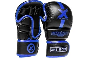 XN8 SPORTS XN8 MMA Gloves for Martial Arts Training and Grappling Sparring Mitts for Kickboxing Muay Thai
