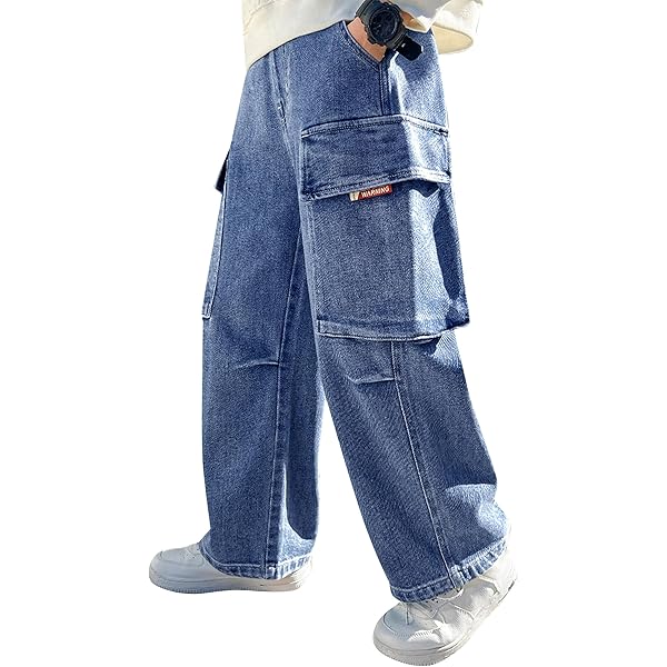 NEAWEALY Y2k baggy jeans voor jongens, wijde pijpen, jeansbroek, rechte pijpen, denimbroek, y2k, jeans, cargobroek, joggingbroek met zakken, werkbroek, grijs, 5-6 Jaar NEAWEALY Y2k baggy jeans voor jongens, wijde pijpen, jeansbroek, rechte pijpen, denimbroek, y2k, jeans, cargobroek, joggingbroek met zakken, werkbroek, grijs, 5-6 Jaar