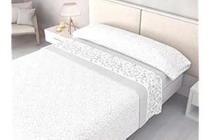 HM'S HOME'SECRET Juego de Sábanas Invierno Polar Pirineo 120 g/m² Perchado Doble Cara – Finas pero Cálidas – 3 Piezas con Bajera Ajustable Perimetral – Camas 90, 105, 135, 150 y 180cm (Isabelle Gris, Cama 135cm)