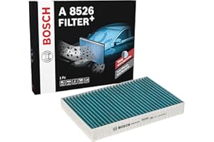 BOSCH AUTOMOTIVE Bosch A8526 - Filtre d'habitacle anti-odeurs et anti-bactérien Filter+ - filtre à poussière et à Pollen