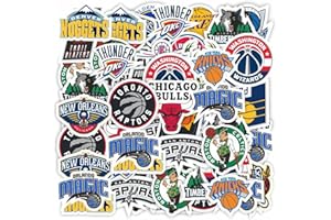 CVDYWDJIE 60 Pegatinas De La NBA, Decoración De Pegatinas De Baloncesto Deportivo, Pegatinas De Decoración De Tazas De Equipaje DIY, Regalos De Pegatinas De Baloncesto